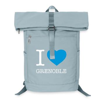 I LOVE GRENOBLE - Laptop-Rucksack  - Eisblau - Vorne