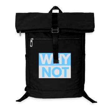 Pourquoi ne pas imprimer - Sac à dos ordinateur - noir - Devant