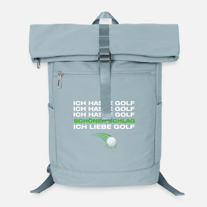 Ich liebe Golf Golfer Golfen Laptop-Rucksack 
