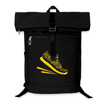 Courir mon attitude pue Sentir mes chaussures Marathon - Sac à dos ordinateur - noir - Devant