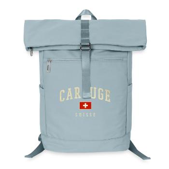 Carouge Suisse Vintage Logo - Laptop Backpack - ice blue - Front