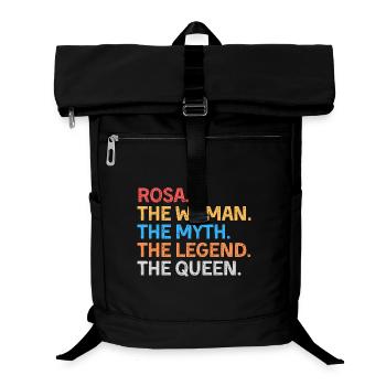 Rosa The Woman The Myth The Legend The Queen - Laptop Backpack - black - Front