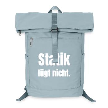 Statics does not lie. - Laptop Backpack - ice blue - Front