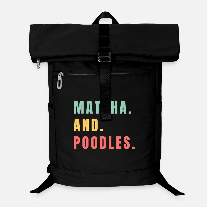 MATCHA AND POODLES Laptop Backpack