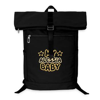 Geschenk für Alessia - Laptop-Rucksack  - Schwarz - Vorne