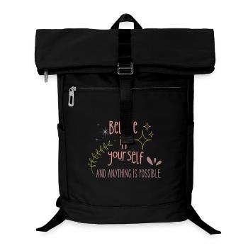 Believe in yourself - Laptop Backpack - black - Front