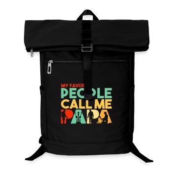 My Favourite People Call Me Papa Metal Detecting - Laptop Backpack - black - Front