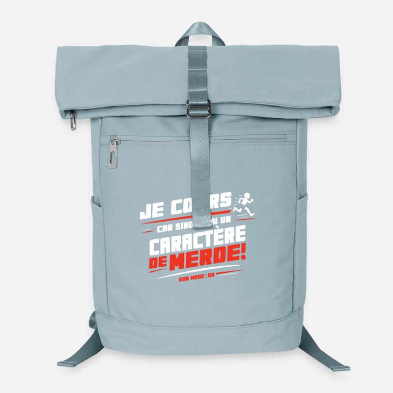 I run otherwise I have a bad temper Laptop Backpack