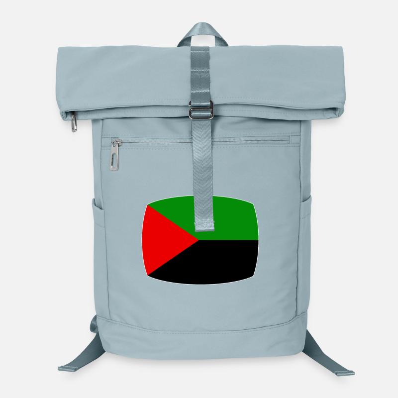 Martinique rote Flagge grün schwarz Laptop-Rucksack