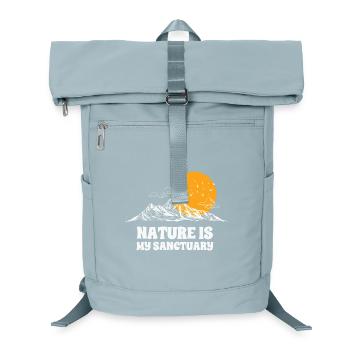 Nature, mountains, I love nature - Laptop Backpack - ice blue - Front