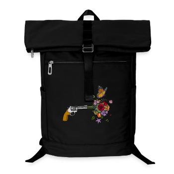 A gun for peace - Laptop Backpack - black - Front