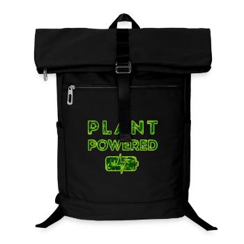 Alimenté par des plantes - Sac à dos ordinateur - noir - Devant
