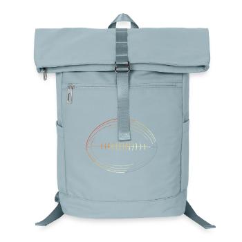 Vintage American Football Ball - Laptop-Rucksack  - Eisblau - Vorne