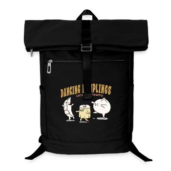 Dancing Dumplings - Laptop Backpack - black - Front
