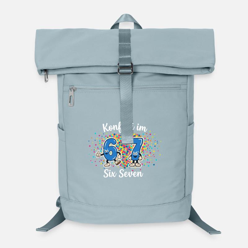 67 Six Seven Meme Konfetti Karneval Köln Laptop-Rucksack 
