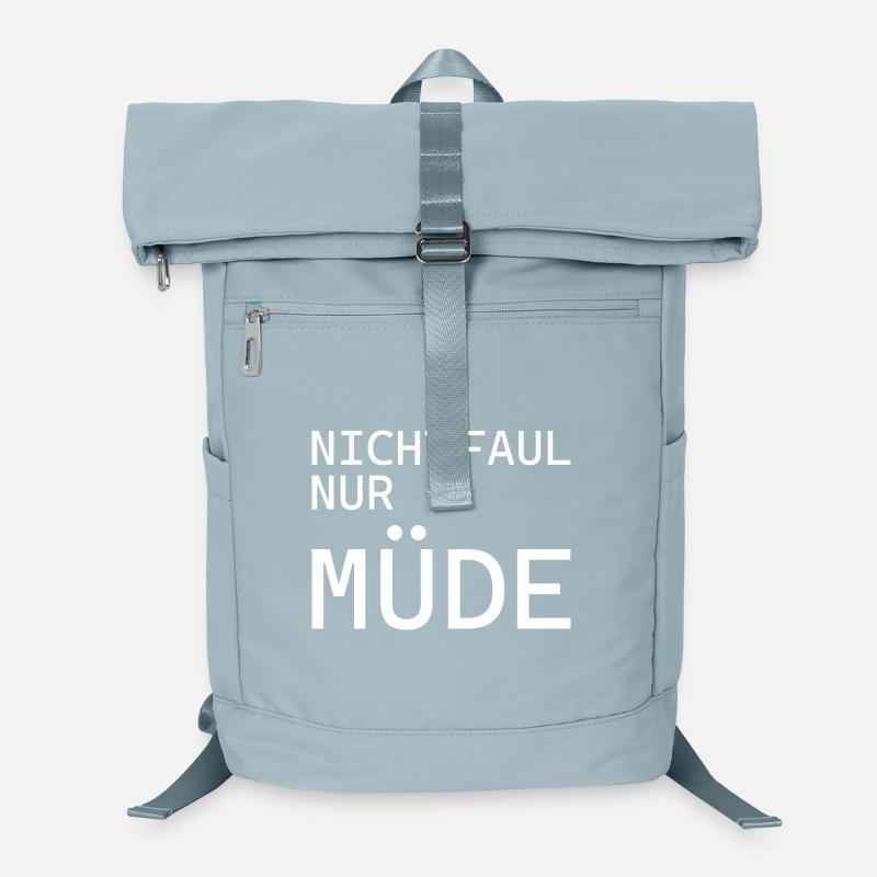 NOT LAZY – JUST TIRED WORK Shirt Laptop Backpack