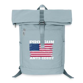Pro-guns, anti-idiot - Laptop Backpack - ice blue - Front
