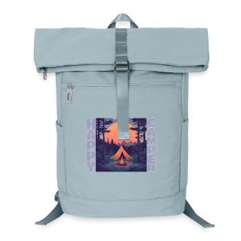 Happy Camper - Laptop-Rucksack  - Eisblau - Vorne