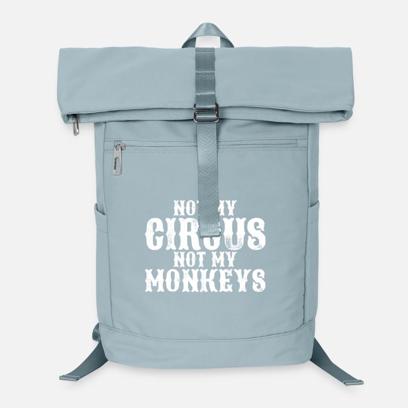 Pas mon cirque, pas mes singes Sac à dos ordinateur