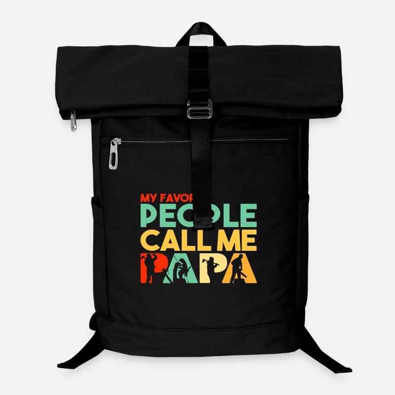 My Favorite People Call Me Papa Logging Worker Laptop Backpack