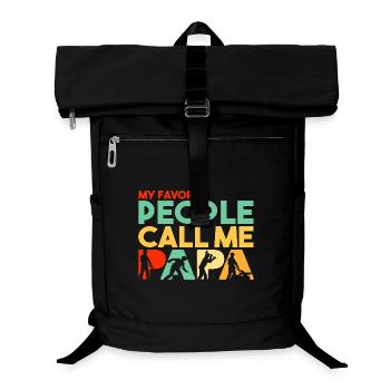 Mes personnes préférées m’appellent Papa Ouvrier de l’Acier - Sac à dos ordinateur - noir - Devant