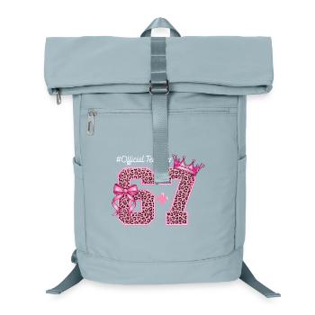 13th Birthday Shirt Funny Meme 67 Birthday 13 - Laptop Backpack - ice blue - Front