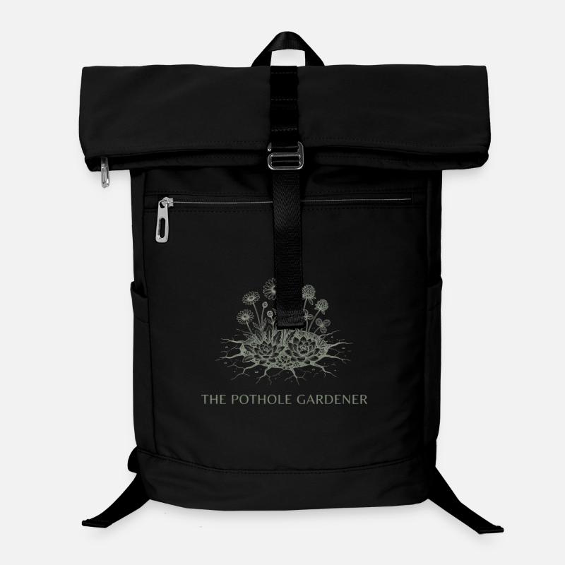 Le jardinier des nids-de-poule - Société des Fleurs de Guérilla Sac à dos ordinateur