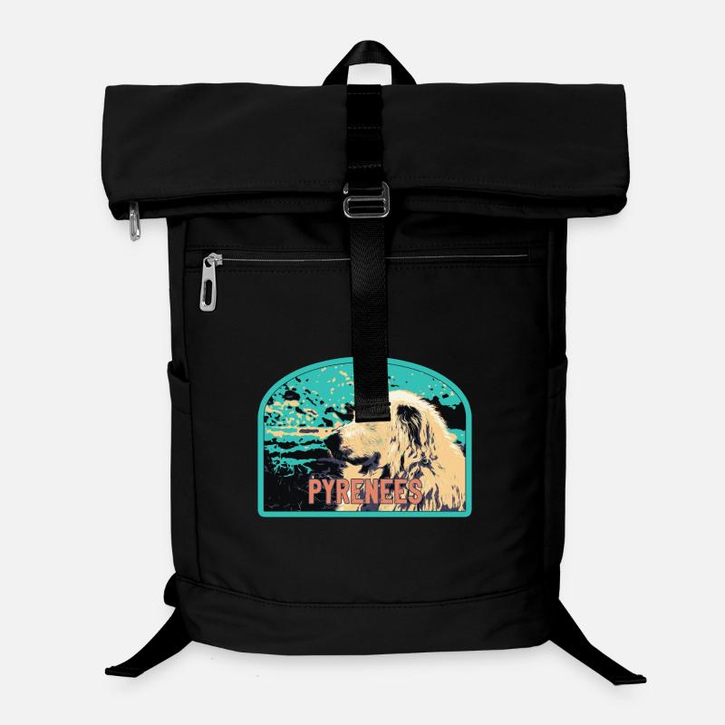 Pyrenees Shepherd Dog Patch: Mountain Companion Laptop Backpack