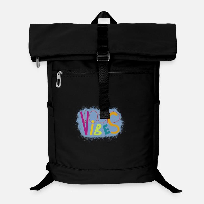 Lebendige Vibes Kunstdesign Laptop-Rucksack 