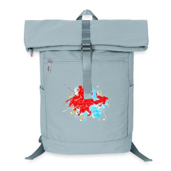 Bleu clair.Éclaboussure - Sac à dos ordinateur - bleu glacier - Devant