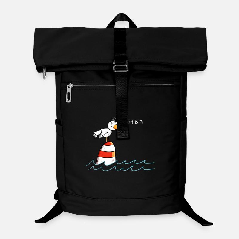 Drollige Möwe Watt Is Laptop-Rucksack 