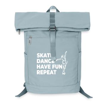Skate Dance Have Fun Repeat - Laptop-Rucksack  - Eisblau - Vorne