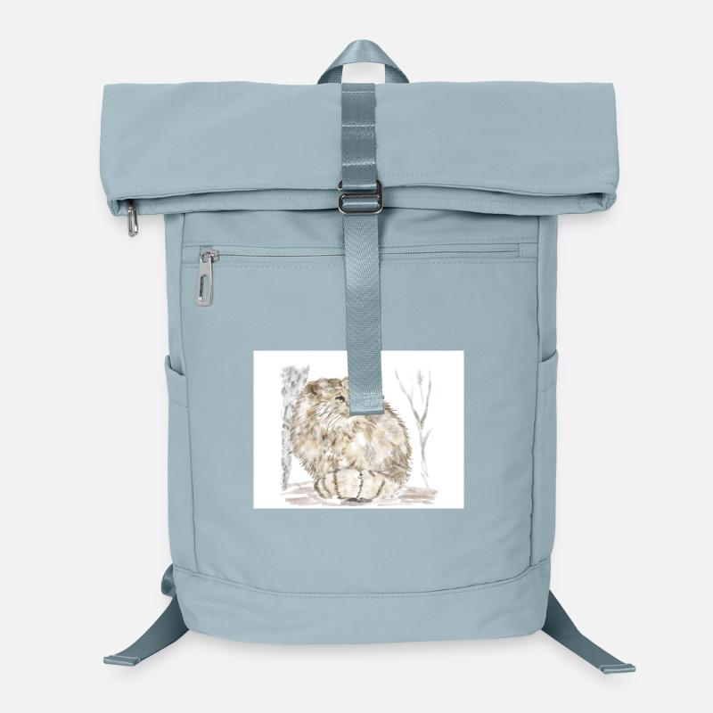 Manul wild cat Laptop Backpack