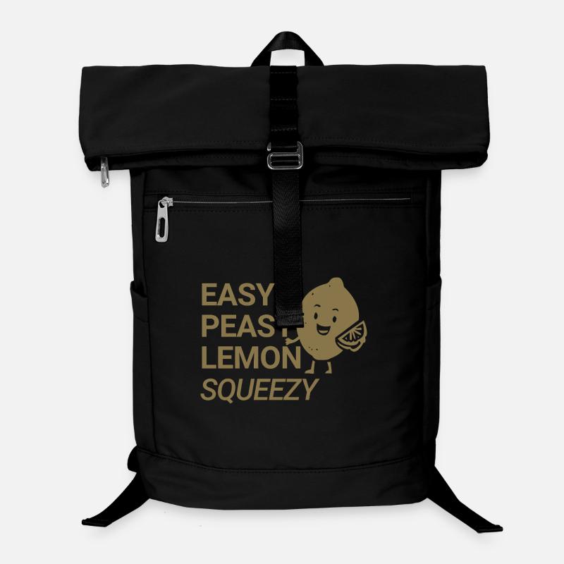 Easy Peasy Lemon Squeezy Laptop Backpack