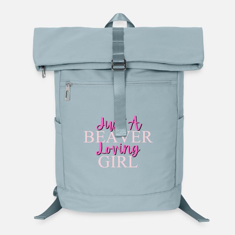 Biber liebt Mädchen Empowerment Design Laptop-Rucksack 