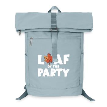Leaf of the Party Happy Fall Harvest Autumn Leaf - Laptop Backpack - ice blue - Front