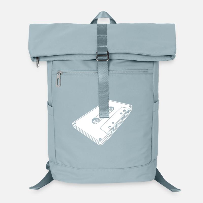 Cassette Oblique Retro – Music Mixtape Design Laptop Backpack