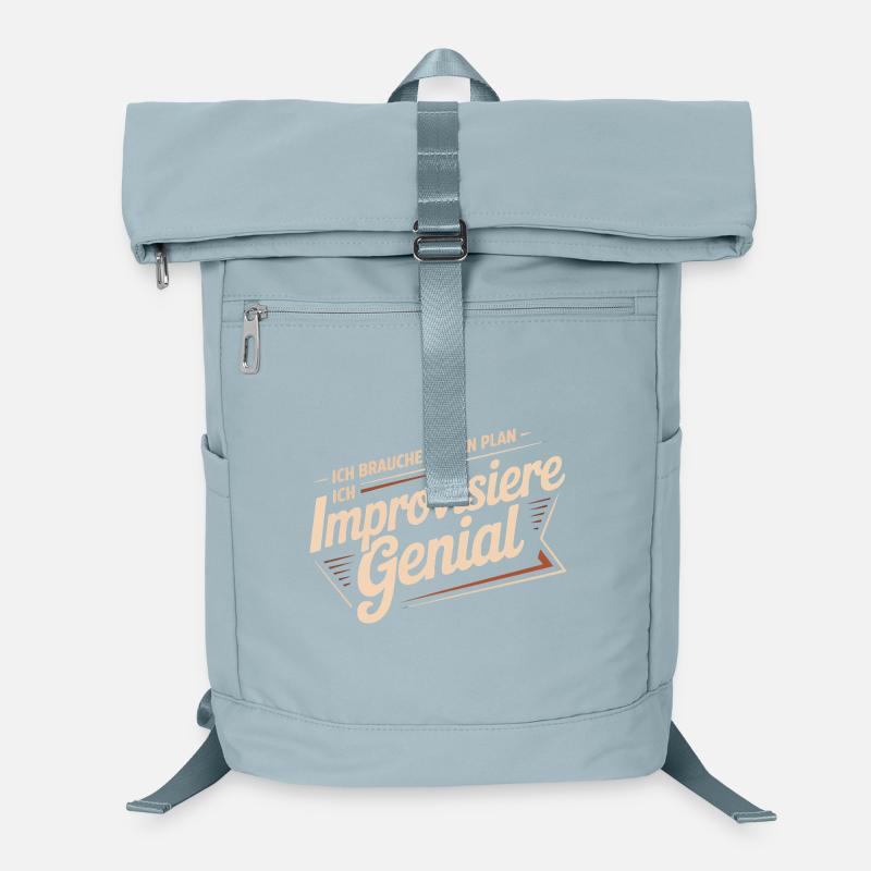 I don't need a plan – I improvise brilliantly Laptop Backpack