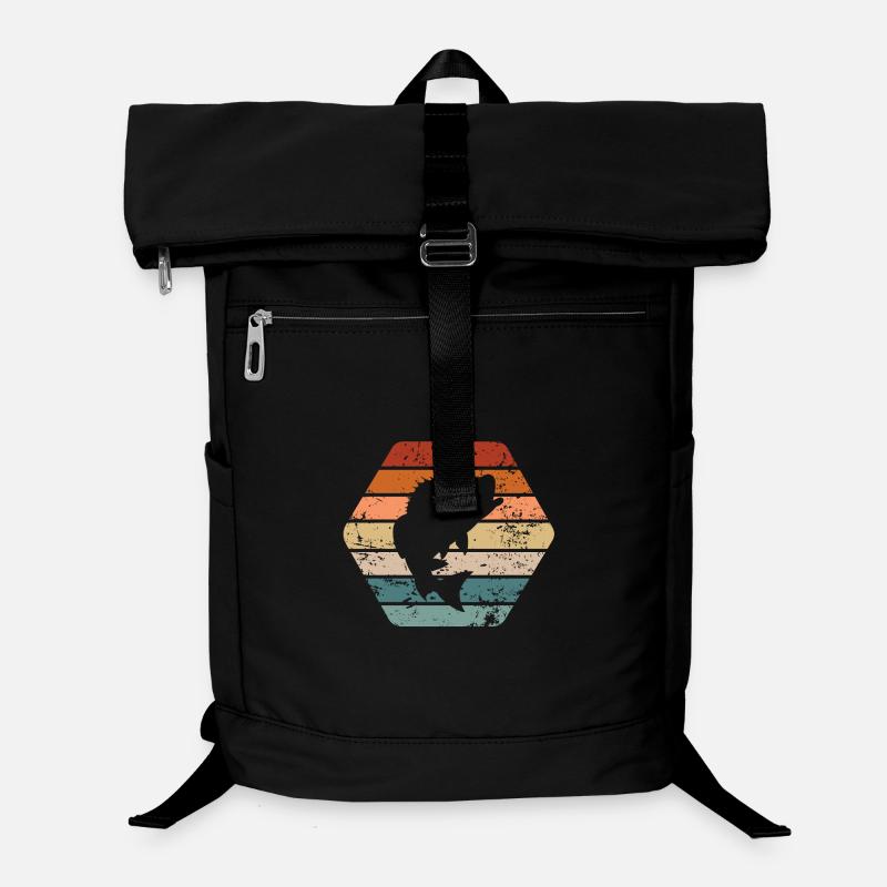 Fish Retro Silhouette - Angler Laptop Backpack