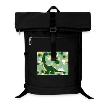 Brachiosaurus Dino - Laptop Backpack - black - Front