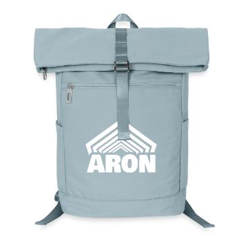 First name Aron - Laptop Backpack - ice blue - Front