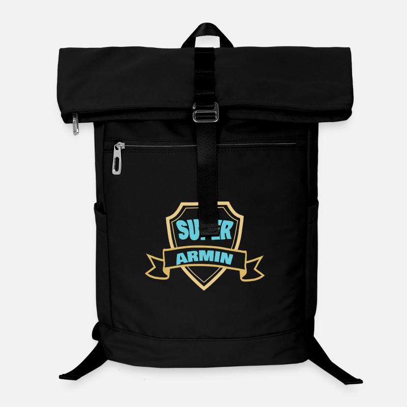 Super Armin Shield Badge Laptop Backpack