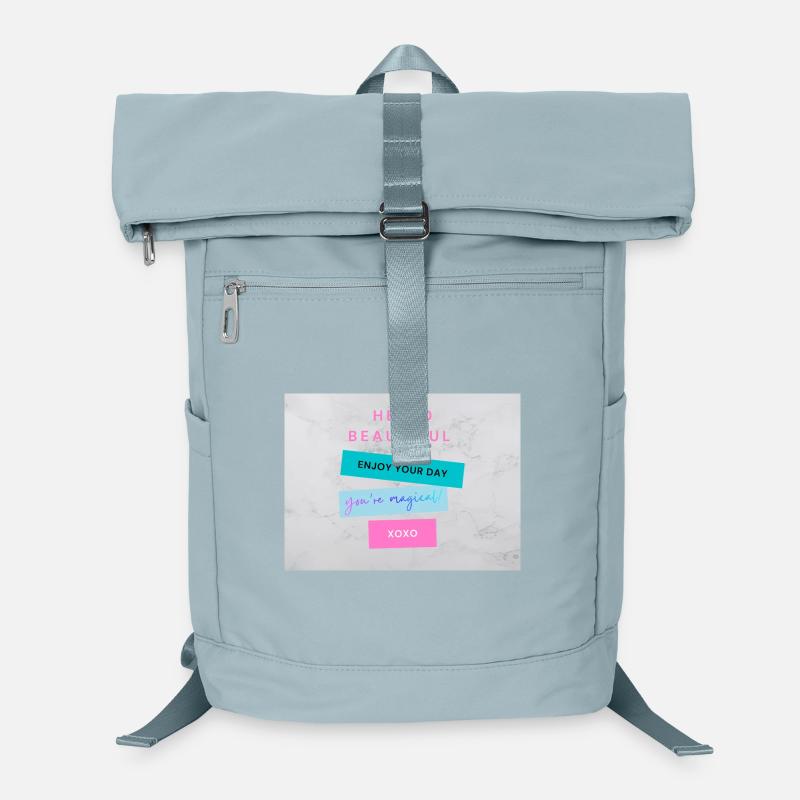 BONJOUR BEAUTÉ Motivation esthétique positive Sac à dos ordinateur