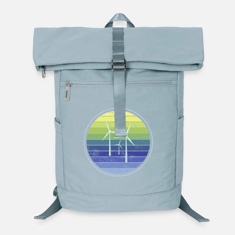 Durabilité de l’énergie éolienne Sac à dos ordinateur