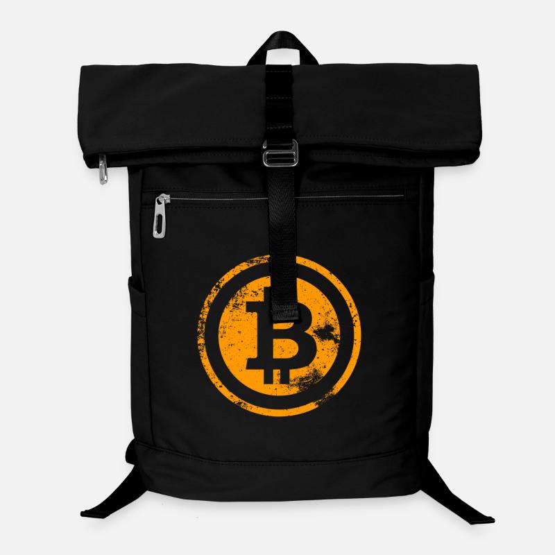 Vintage Bitcoin Logo BTC VINTAGE Sac à dos ordinateur