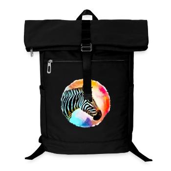 Zebra - Laptop-Rucksack  - Schwarz - Vorne