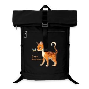 Love of animals - Laptop Backpack - black - Front