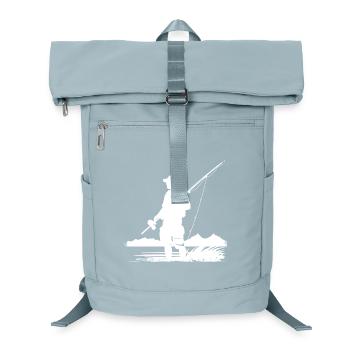Dessin de pêche - Sac à dos ordinateur - bleu glacier - Devant