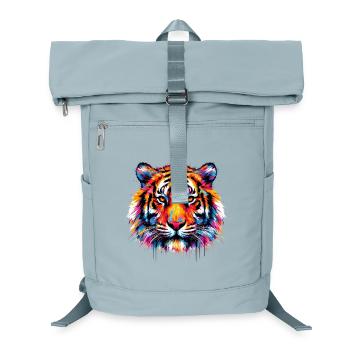 Tiger - Laptop Backpack - ice blue - Front