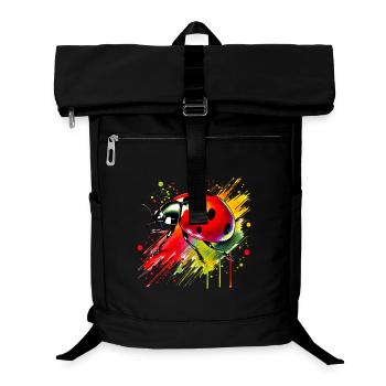 Marienkäfer - Laptop-Rucksack  - Schwarz - Vorne